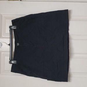 Women's black skorts. Croft and Barrow. size 12